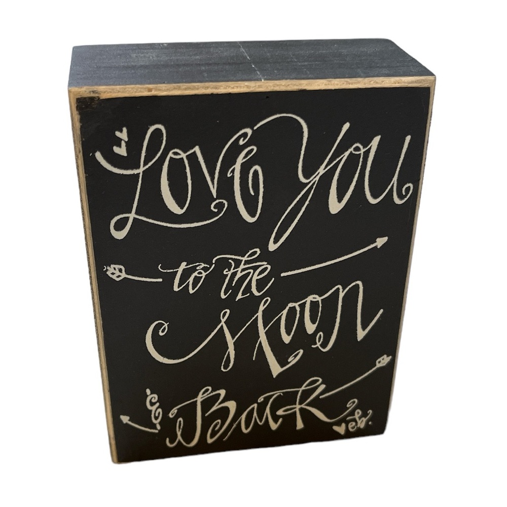 Love You to the Moon & Back Block